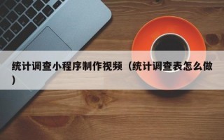 三沙统计调查小程序制作视频（统计调查表怎么做）