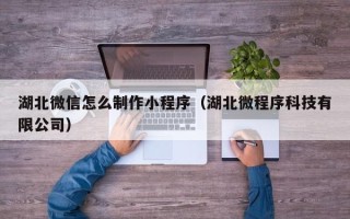 三沙湖北微信怎么制作小程序（湖北微程序科技有限公司）